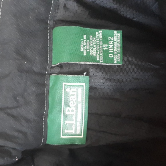 LLBean snowpants size 14 youth - Picture 2 of 10